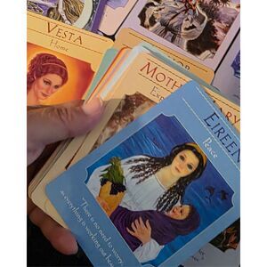 Authentic Goddess Guidance Oracle Cards Doreen Virtue | Gilt Gold Edges OOP Mint